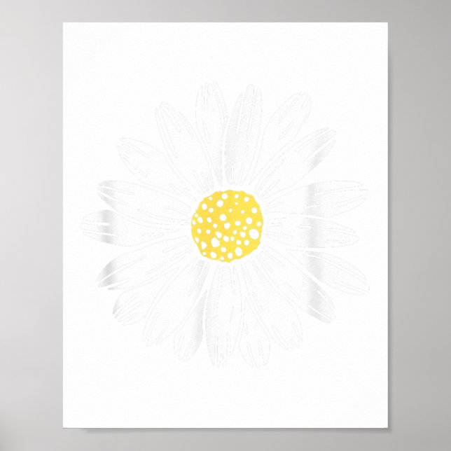 Daisy Flower Design _1  Poster (Front)