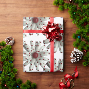 Daisy Flower Fashion Floral Retro Mod 60s Garden Wrapping Paper