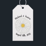 Daisy Flower Floral Garden Bridal Shower Wedding Gift Tags<br><div class="desc">Just personalise with your information! Design features an original marker illustration of a yellow and white daisy flower blossom. Great for a garden party, bridal shower, wedding or engagement. This daisy illustration is also available on other products. Don't see what you're looking for? Need help with customisation? Contact Rebecca to...</div>