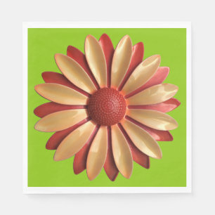 Daisy Flower - Floral Spring Summer Garden Wedding Napkin