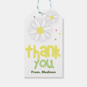 Daisy Flower Gift Tag