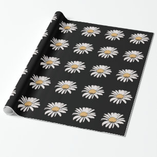 Daisy (Flower) - Glossy Wrapping Paper, 30" x 6' Paper