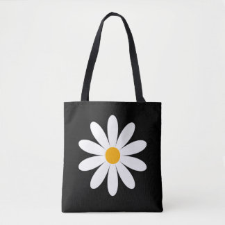 Daisy Flower Hat Tote Bag