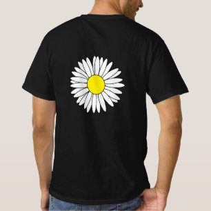 Daisy Flower Illustration – Floral Minimalist T-Shirt