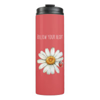 Daisy Flower Ladybug