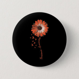 Daisy Flower Leukaemia Awareness Gifts  6 Cm Round Badge