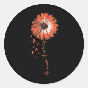 Daisy Flower Leukaemia Awareness Gifts  Classic Round Sticker