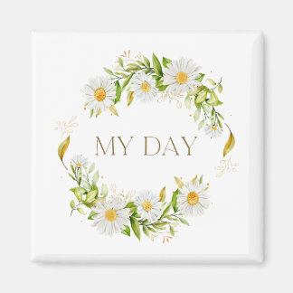 Daisy Flower Magnet for April (2)