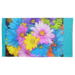 Daisy Flower Mix Pillow Case