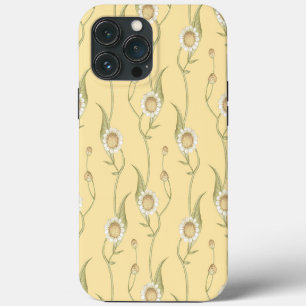 Daisy Flower Monogram Yellow  Unique  iPhone 13 Pro Max Case