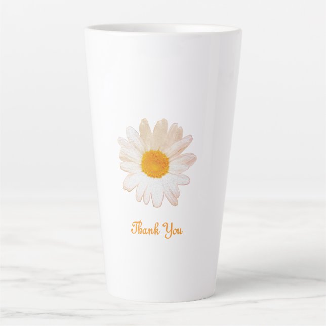 Daisy Flower Mug – Summer Botanical Cozy (Front)