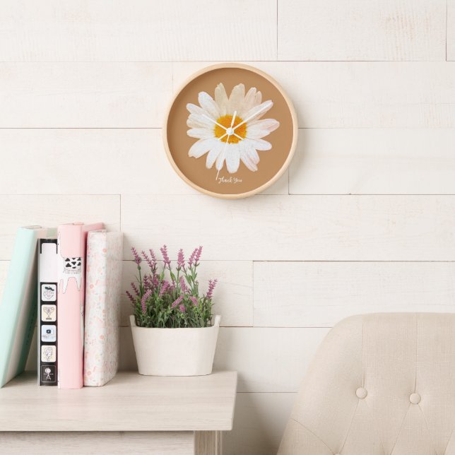 Daisy Flower Mug – Summer Botanical Cozy Clock (Reading Room)