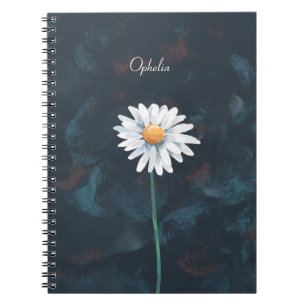 Daisy Flower Notebook – Floral Illustration Design