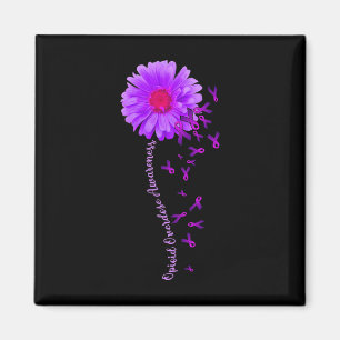 Daisy Flower Opioid Overdose Awareness Gifts 1 Magnet