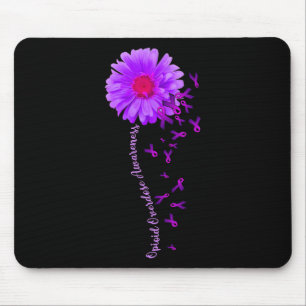 Daisy Flower Opioid Overdose Awareness Gifts 1 Mouse Mat
