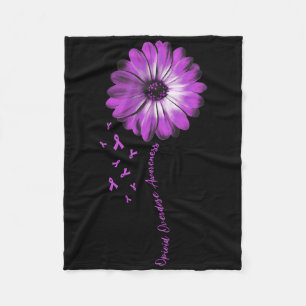 Daisy Flower Opioid Overdose Awareness Gifts Fleece Blanket