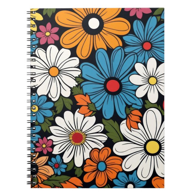   Daisy flower pattern   Notebook (Front)