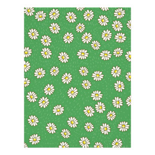 Daisy flower pattern photo print