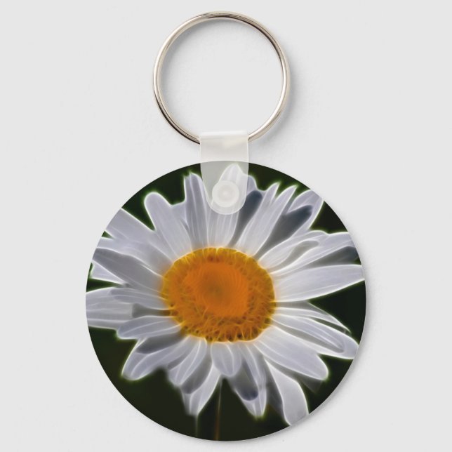Daisy flower power key ring (Front)