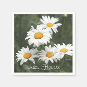 Daisy Flower Print Napkin