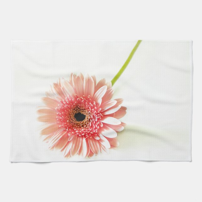 Daisy flower tea towel (Horizontal)