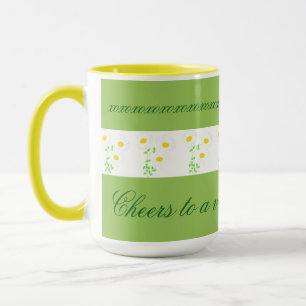 Daisy Flowered Design Mug