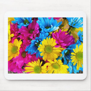 Daisy Flowers Blossoms Love Destiny Shower Party Mouse Mat