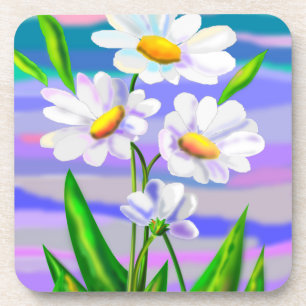 Daisy Flowers Coaster