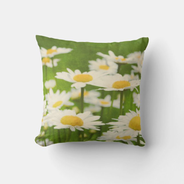 Daisy Flowers Cushion (Front)