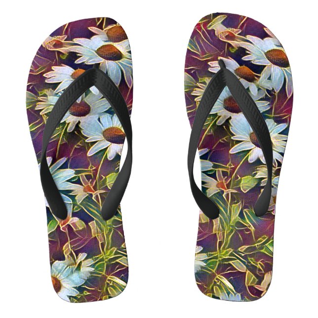 DAISY FLOWERS   FLIP FLOPS (Footbed)