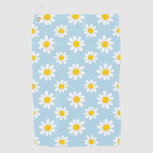 Daisy flowers golf towel