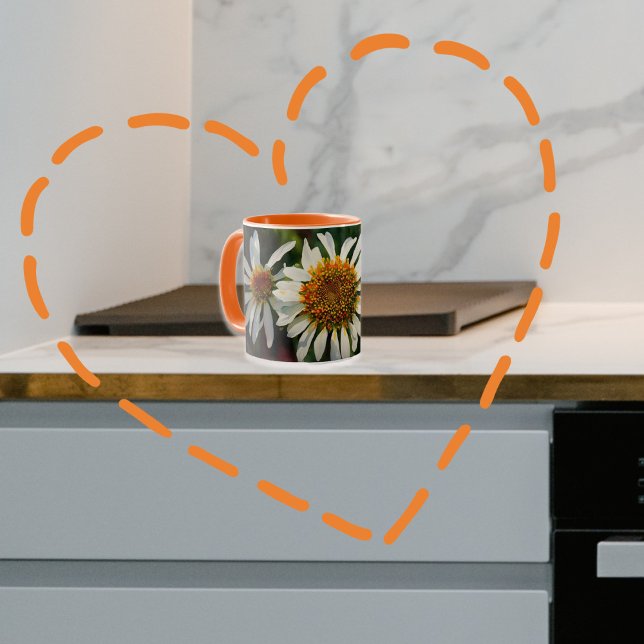 Daisy Flowers in a Garden Floral Art Mug Cup (Creator Uploaded)