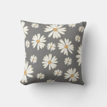 Daisy flowers in grey background