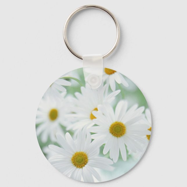 Daisy flowers key ring (Front)