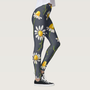 Daisy flowers leggings
