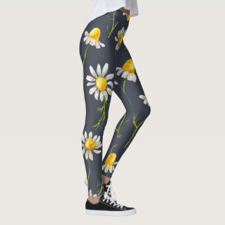Daisy flowers leggings
