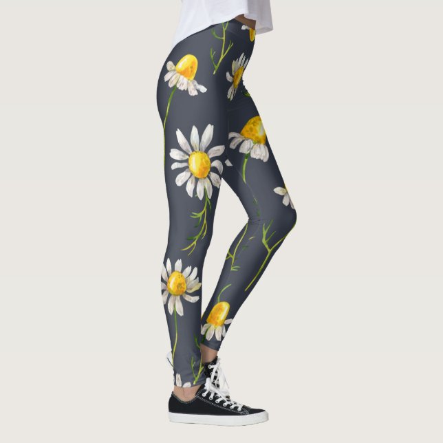 Daisy flowers leggings (Right)
