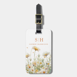 Daisy Flowers Luggage Tags