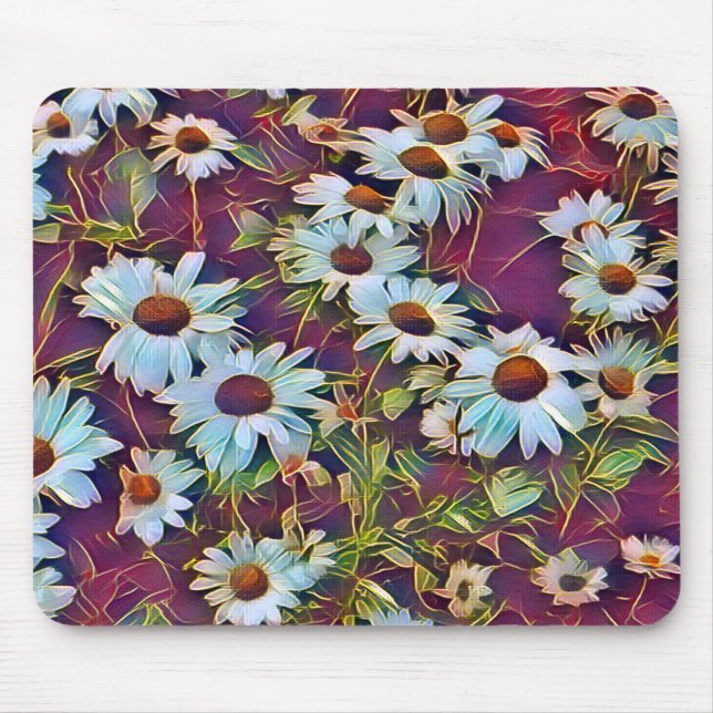 DAISY FLOWERS   MOUSE MAT (Front)