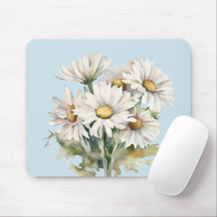 Daisy Flowers Mouse Mat