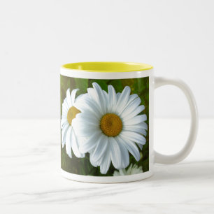 Daisy Flowers Mug Coffee Cup White Daisies Cup