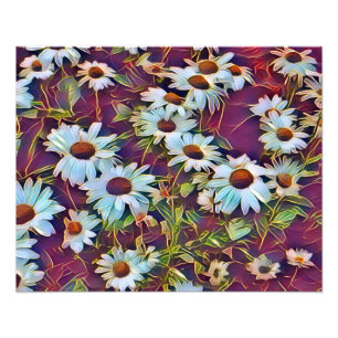 DAISY FLOWERS PHOTO PRINT