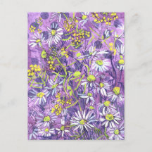 Daisy Flowers Polka Dot Summer Flowers Floral Art