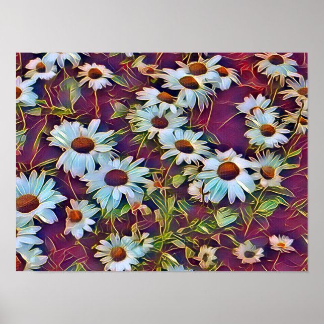 DAISY FLOWERS POSTER (Front)
