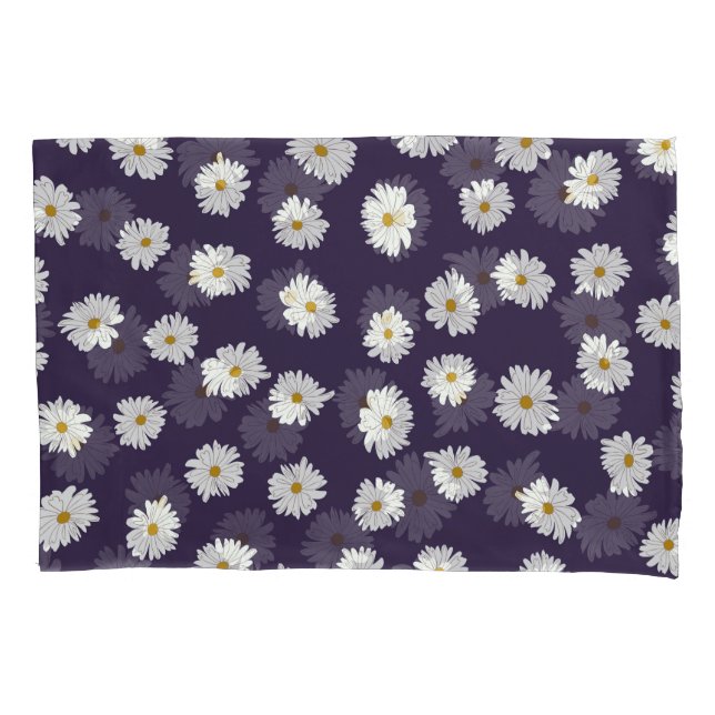 Daisy flowers: small, seamless pattern. pillowcase (Front)