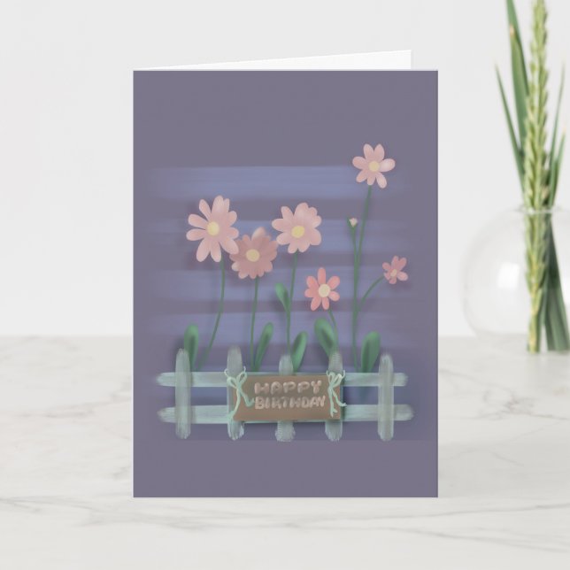 Daisy Fresh Birthday Card (Front)
