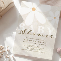 Daisy Garden Baby Shower Gender Neutral