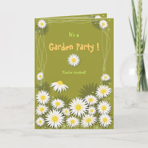 Daisy Garden Birthday Party Invitation