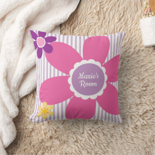 Daisy Garden Wildflower Floral Cushion