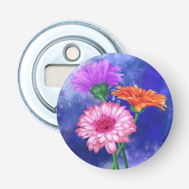 Daisy Gerbera Bottle Opener (Front)